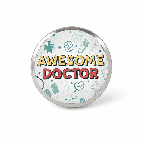 Awesome Doctor MD Inspirational Novelty Hat Backpack Lapel Pin
