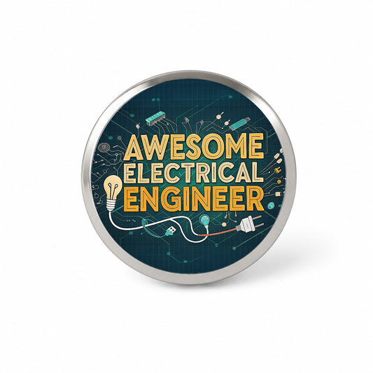 Awesome Electrical Engineer Inspirational Novelty Hat Backpack Lapel Pin