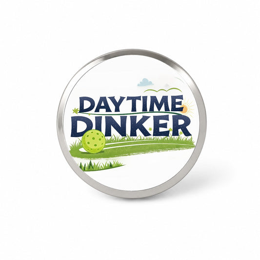 Daytime Dinker Pickleball Funny Saying Novelty Hat Backpack Lapel Pin
