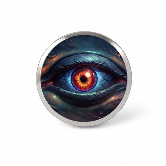 Evil Eye Scary Creepy Novelty Hat Backpack Lapel Pin