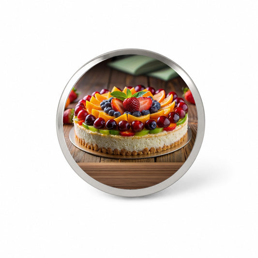 Fruitcake Fruit Cake Dessert Photo Novelty Hat Backpack Lapel Pin