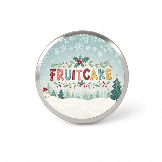 Fruitcake Holiday Fruitcake Crazy Funny Novelty Hat Backpack Lapel Pin