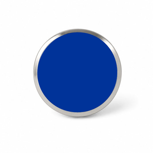 It's Just a Solid Blue Color Novelty Hat Backpack Lapel Pin
