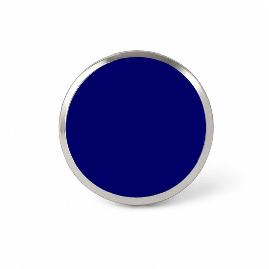It's Just a Solid Dark Blue Color Novelty Hat Backpack Lapel Pin