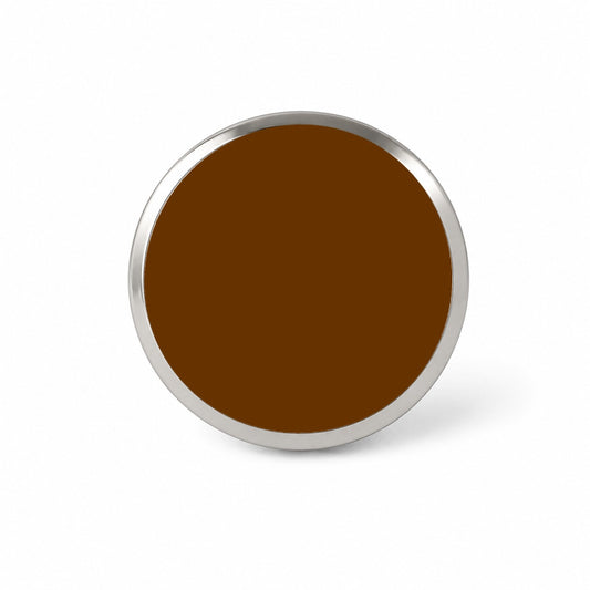 It's Just a Solid Dark Brown Color Novelty Hat Backpack Lapel Pin