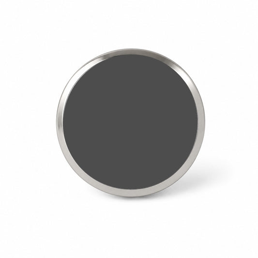 It's Just a Solid Gray Color Novelty Hat Backpack Lapel Pin