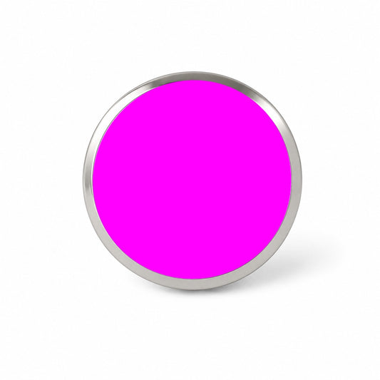 It's Just a Solid Hot Pink Color Novelty Hat Backpack Lapel Pin