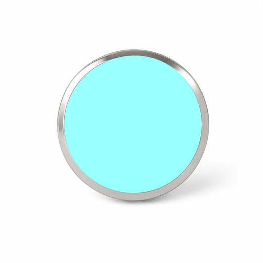 It's Just a Solid Light Blue Color Novelty Hat Backpack Lapel Pin