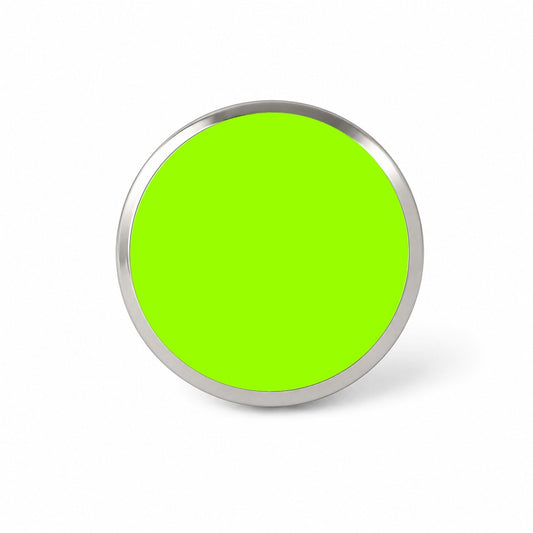 It's Just a Solid Lime Green Color Novelty Hat Backpack Lapel Pin