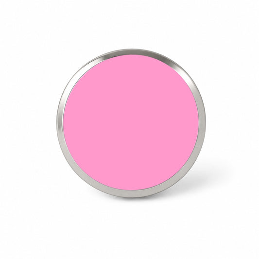 It's Just a Solid Pink Color Novelty Hat Backpack Lapel Pin