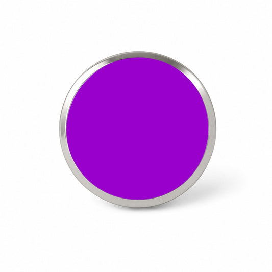 It's Just a Solid Purple Color Novelty Hat Backpack Lapel Pin