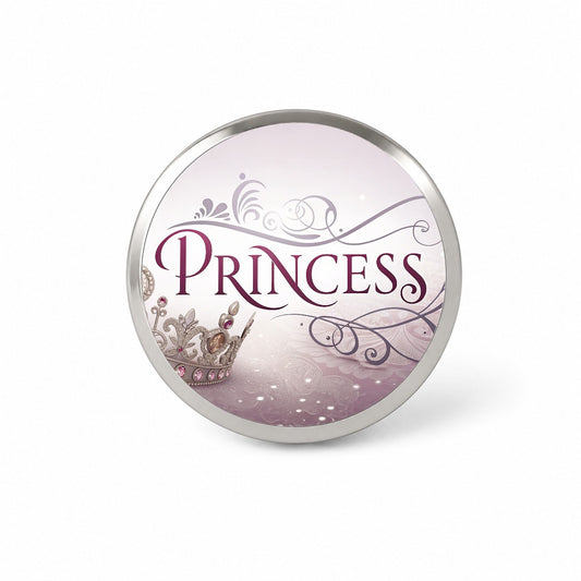 Princess Crown Tiara Royalty Funny Novelty Hat Backpack Lapel Pin