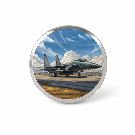 F-15e Strike Eagle United States Air Force Multirole Fighter Plane Novelty Hat Backpack Lapel Pin