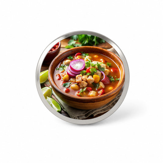 Pozole Posole Traditional Mexican Stew Novelty Hat Backpack Lapel Pin