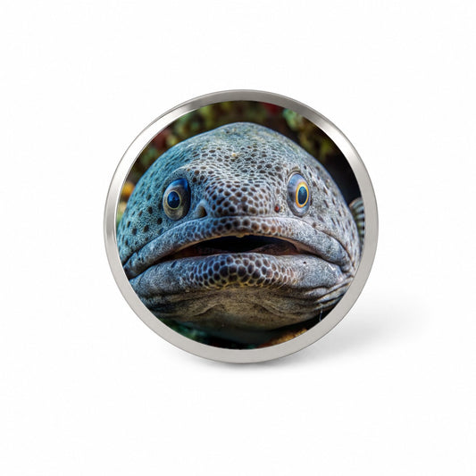 Wolf Eel Novelty Hat Backpack Lapel Pin