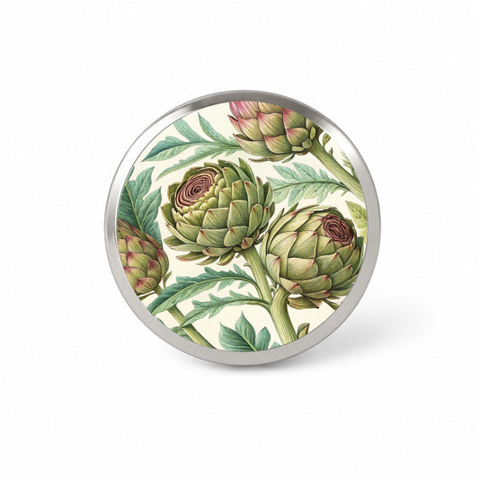 Artichoke Illustration Pattern Novelty Hat Backpack Lapel Pin