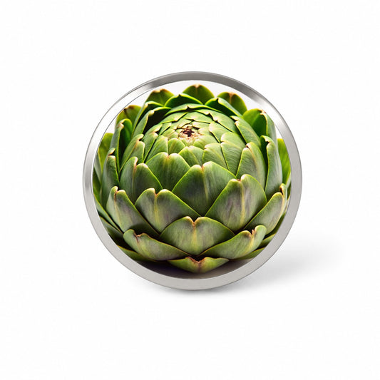 Artichoke Vegetable Photo Novelty Hat Backpack Lapel Pin