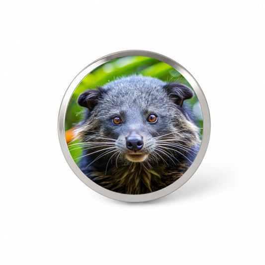 Binturong Bearcat Photo Novelty Hat Backpack Lapel Pin