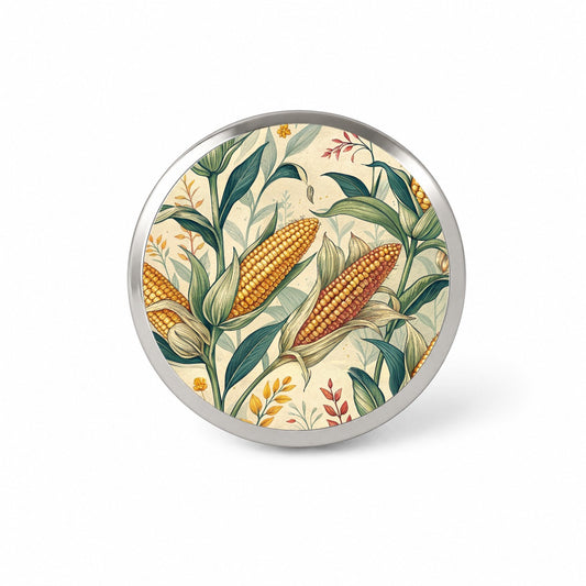 Corn on the Cob Pattern Novelty Hat Backpack Lapel Pin