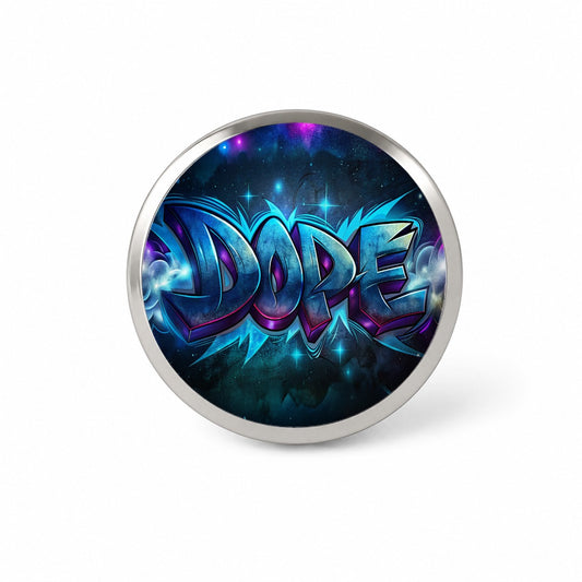 Dope Graffiti Novelty Hat Backpack Lapel Pin