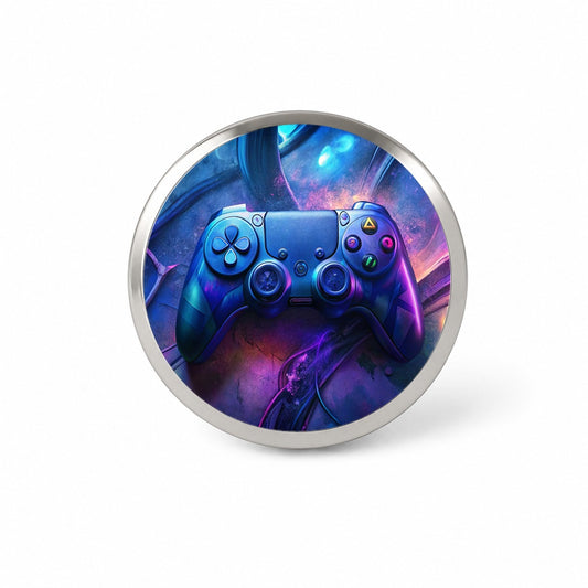 Video Game Controller Graffiti Style Novelty Hat Backpack Lapel Pin