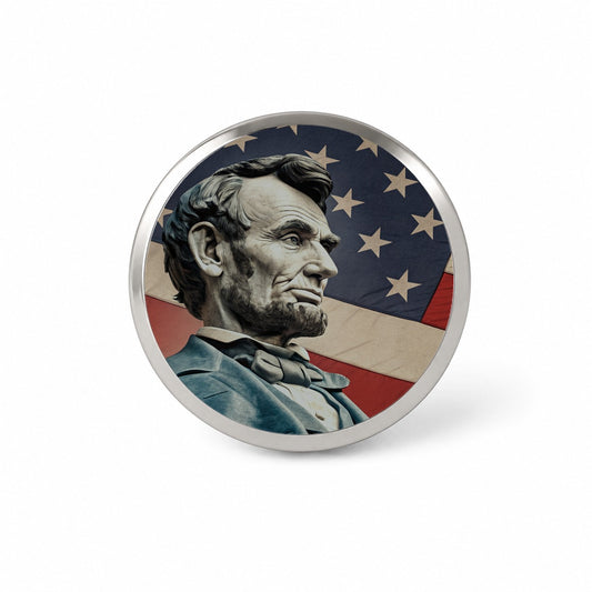 Abraham Lincoln American President Novelty Hat Backpack Lapel Pin