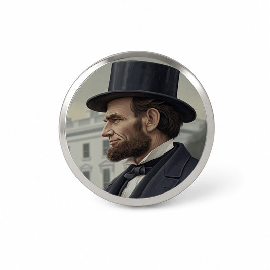 Abraham Lincoln White House Novelty Hat Backpack Lapel Pin