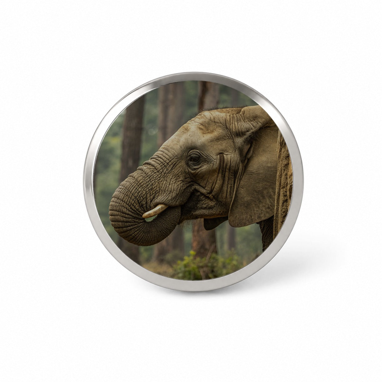 African Elephant Safari Wildlife Novelty Hat Backpack Lapel Pin