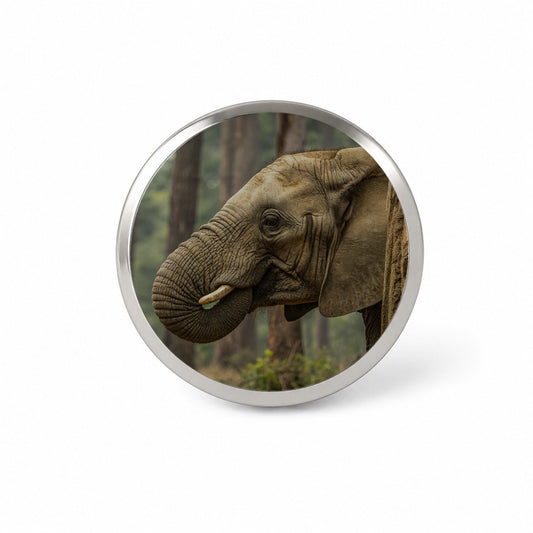 African Elephant Safari Wildlife Novelty Hat Backpack Lapel Pin