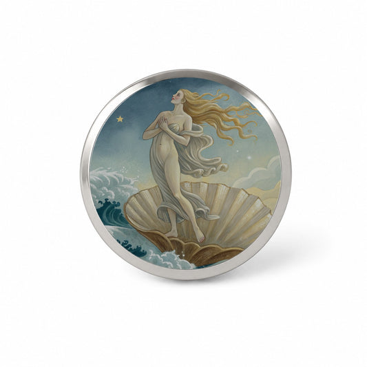 Birth Of Venus Art Inspired Novelty Hat Backpack Lapel Pin