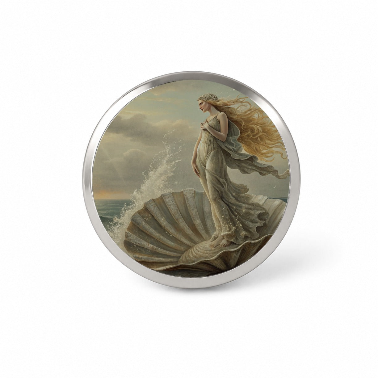 Birth of Venus Inspired Novelty Hat Backpack Lapel Pin