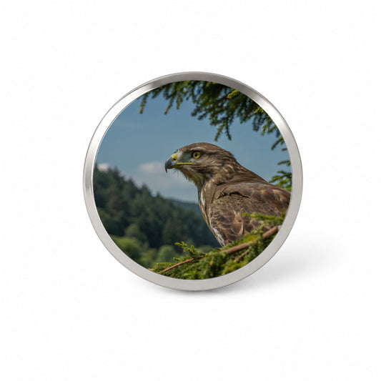 Buzzard Bird Wildlife Nature Novelty Hat Backpack Lapel Pin