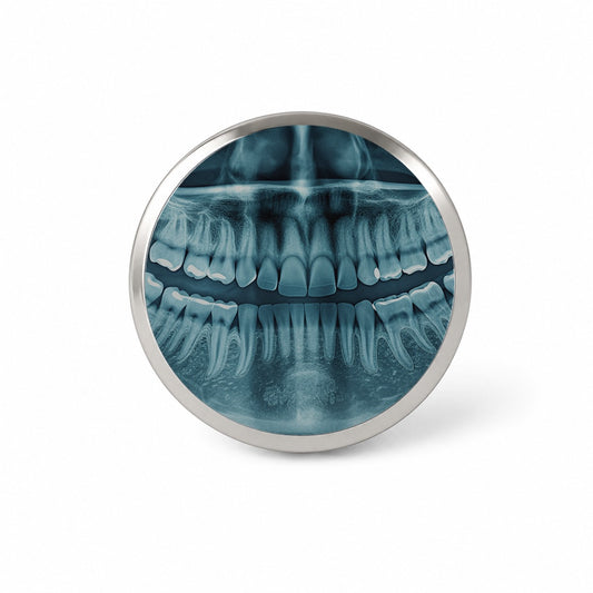Dental X-Ray Mouth Teeth Dentist Novelty Hat Backpack Lapel Pin