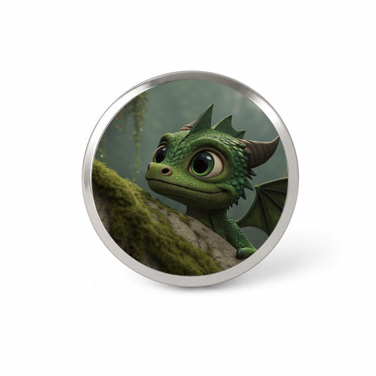 Fantasy Dragon Forest Nature Novelty Hat Backpack Lapel Pin