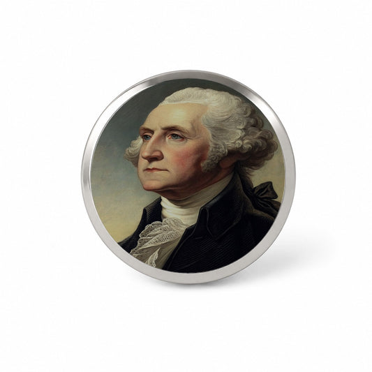 George Washington Founding Father Novelty Hat Backpack Lapel Pin