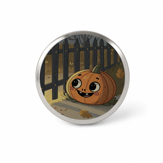 Halloween Pumpkin Jack O Lantern Fence Novelty Hat Backpack Lapel Pin