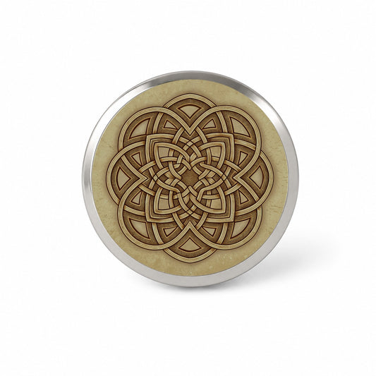 Irish Celtic Mandala Novelty Hat Backpack Lapel Pin