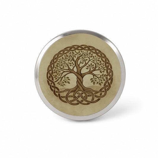 Irish Celtic Tree of Life Novelty Hat Backpack Lapel Pin