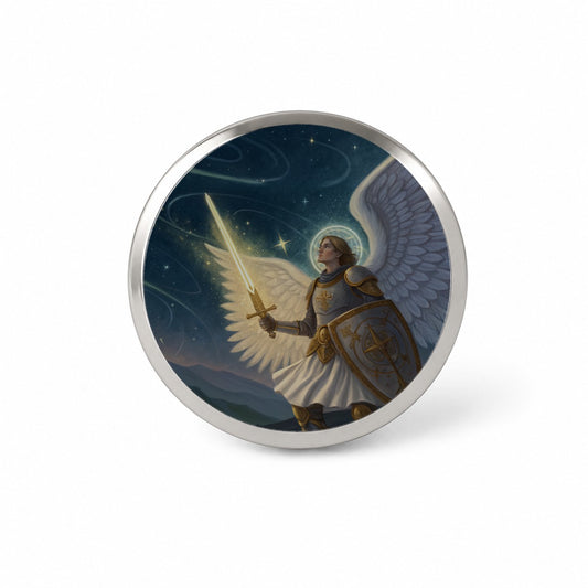 Joan of Arc Warrior Saint Novelty Hat Backpack Lapel Pin