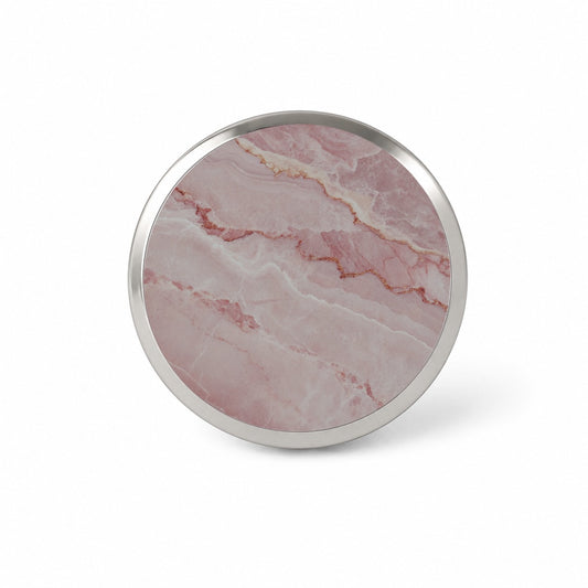 Pink Marble Pattern Novelty Hat Backpack Lapel Pin