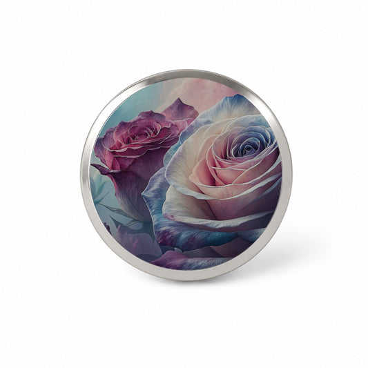 Roses Flowers Blooms Novelty Hat Backpack Lapel Pin