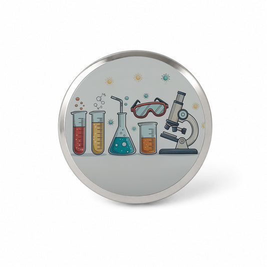 Science Chemistry Biology Physics Novelty Hat Backpack Lapel Pin