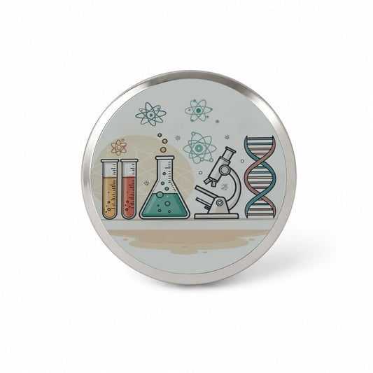 Science Laboratory Chemistry Biology Physics Novelty Hat Backpack Lapel Pin