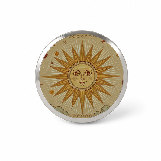 Sun Tarot Celestial Radiance Novelty Hat Backpack Lapel Pin
