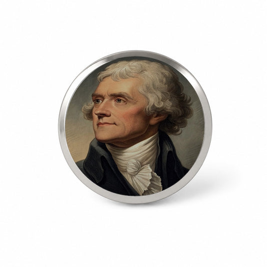 Thomas Jefferson American President Novelty Hat Backpack Lapel Pin