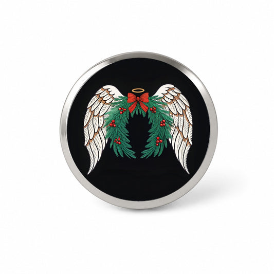 Angel Wings Christmas Novelty Hat Backpack Lapel Pin