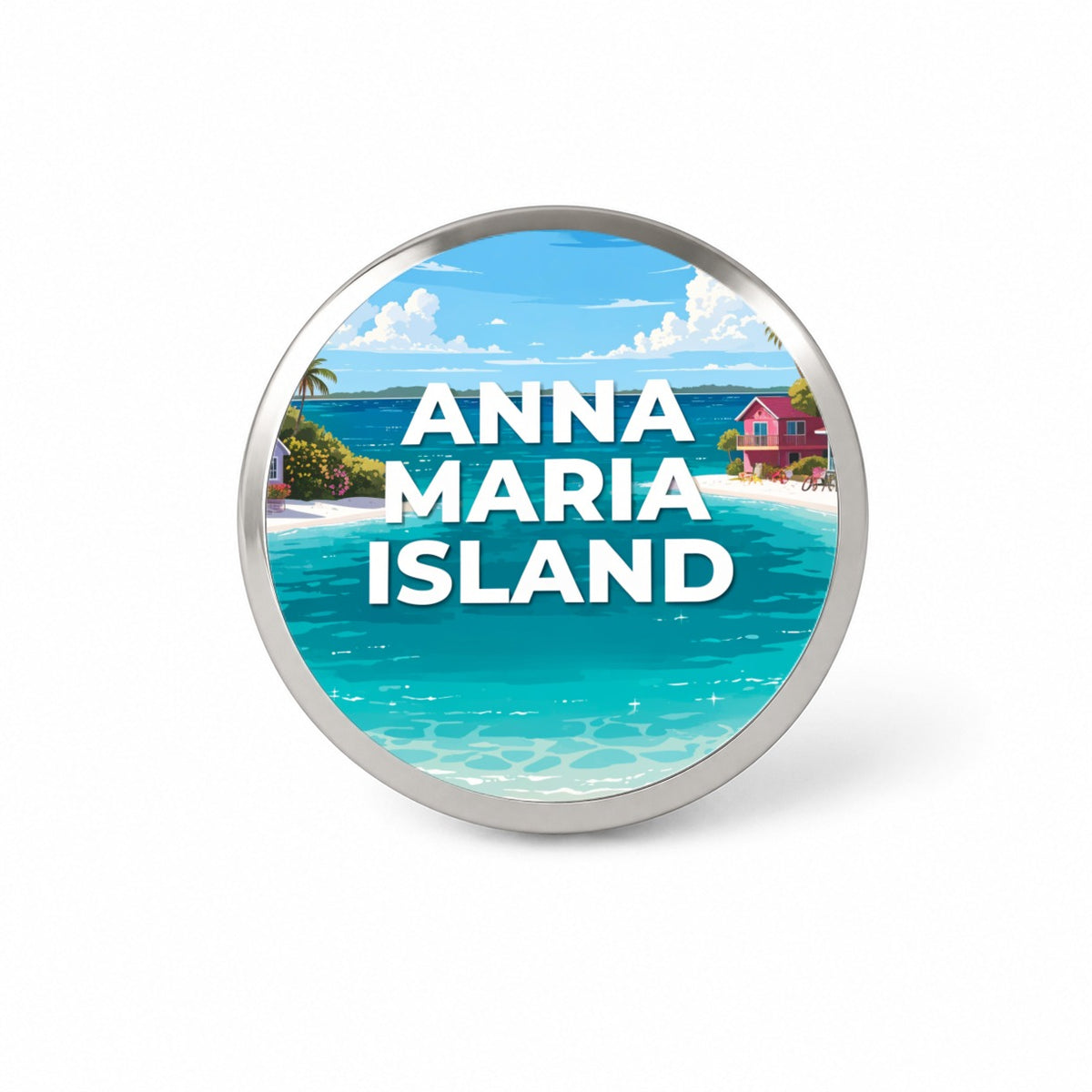 Anna Maria Island Florida Travel Novelty Hat Backpack Lapel Pin