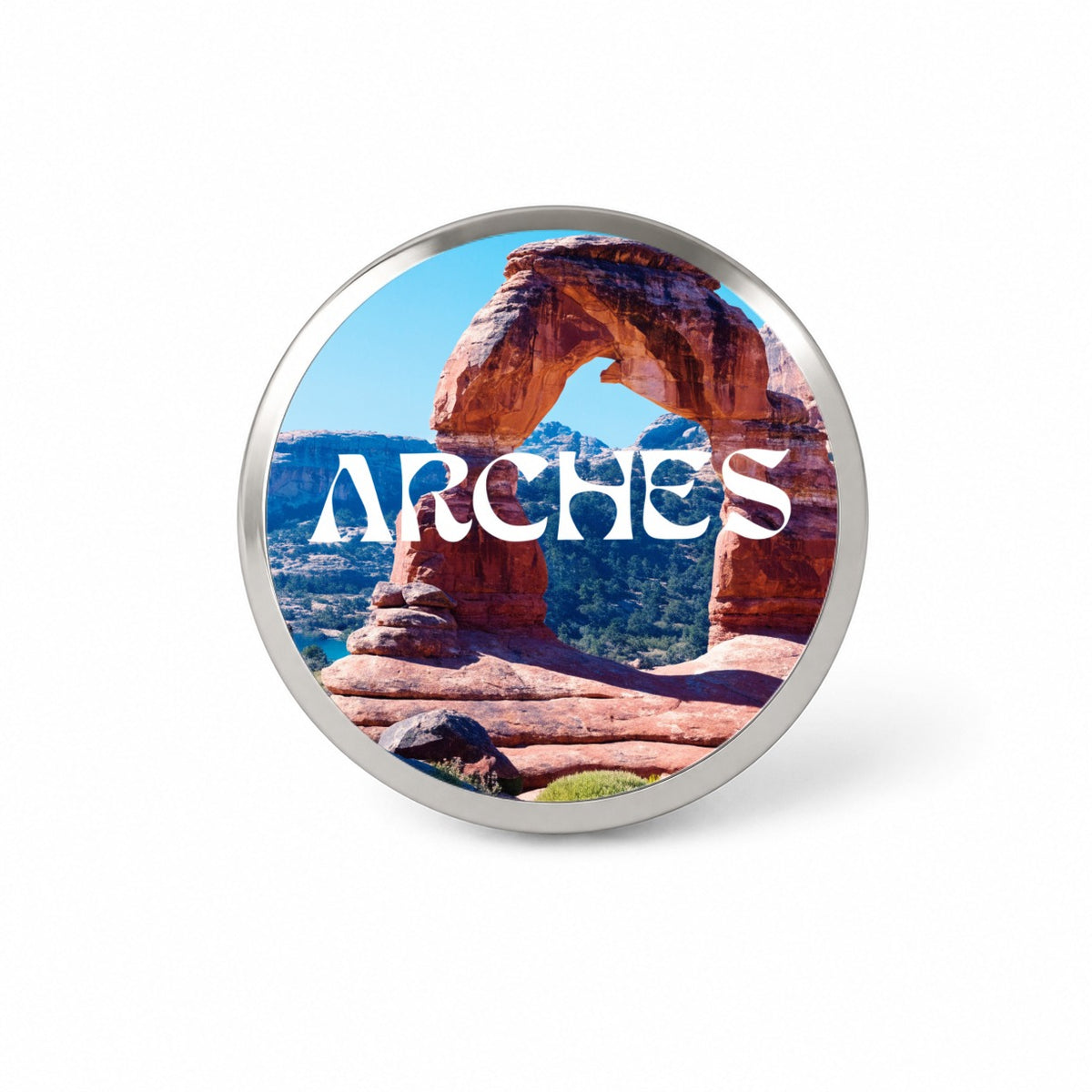 Arches Utah Travel Novelty Hat Backpack Lapel Pin
