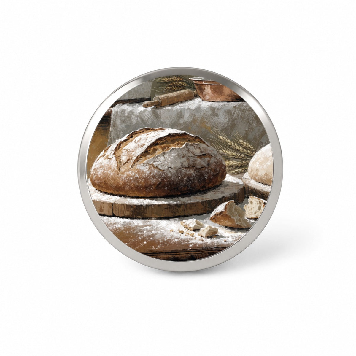 Artisan Bread Baking Novelty Hat Backpack Lapel Pin