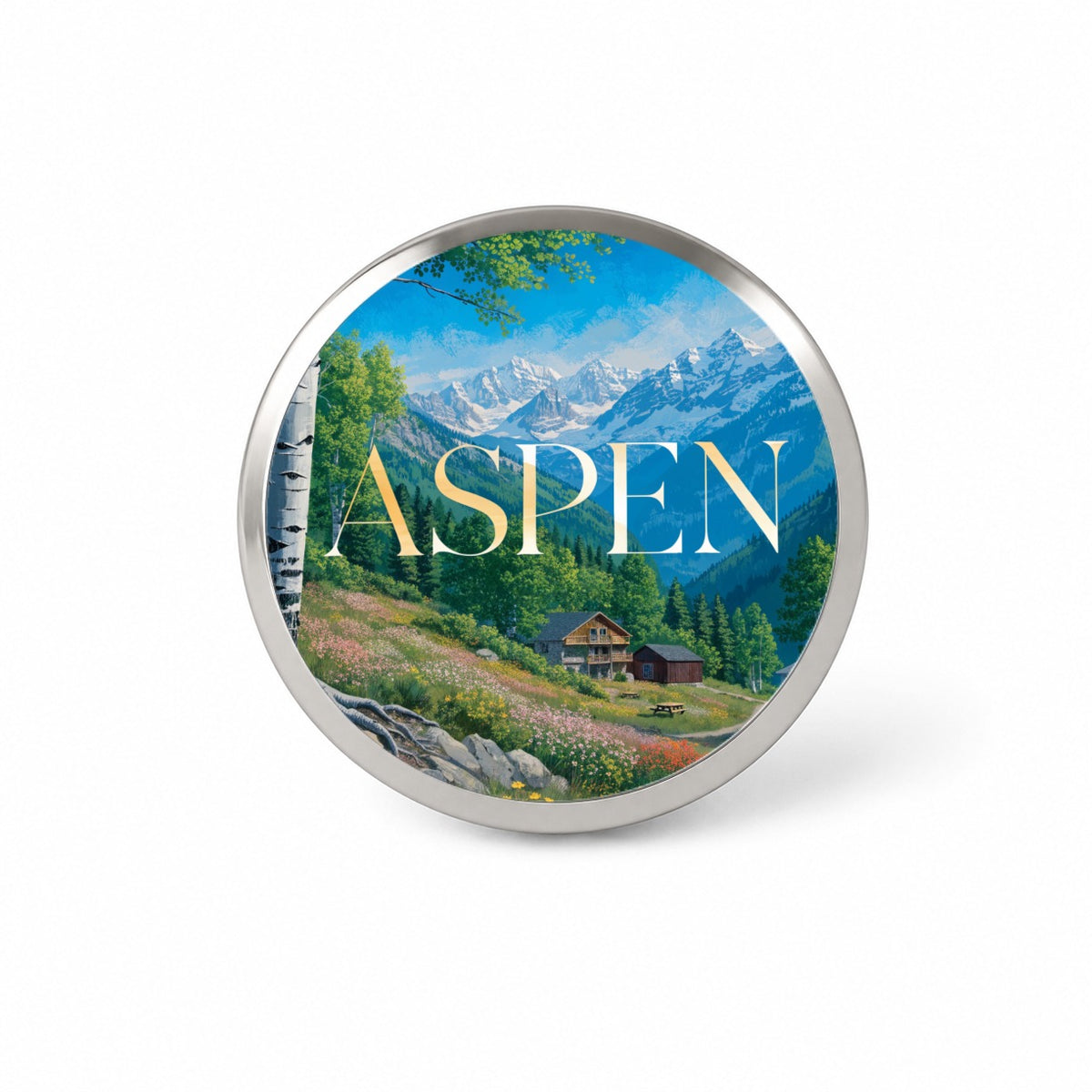 Aspen Colorado Travel Novelty Hat Backpack Lapel Pin